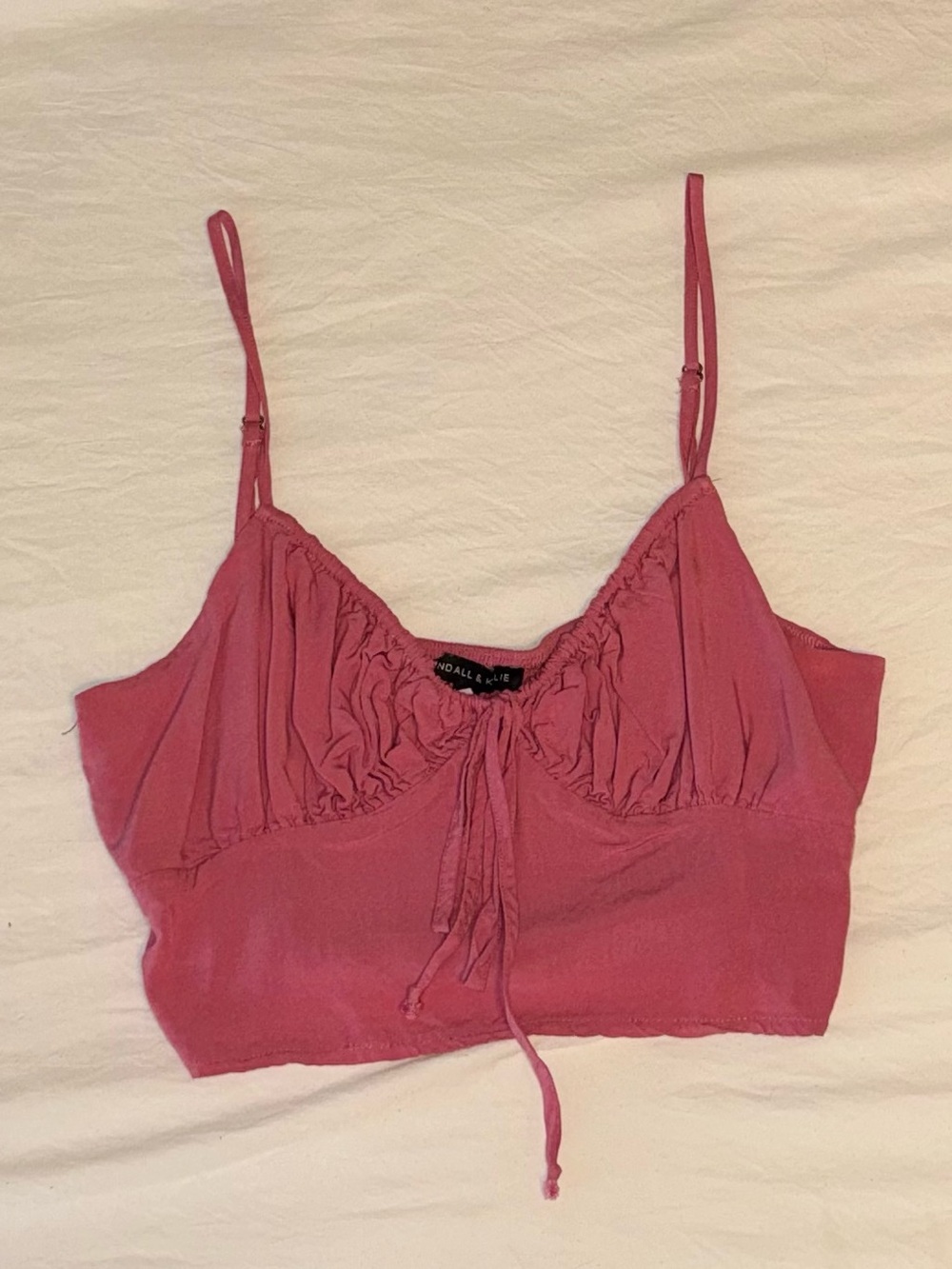 Kendall & Kylie Pink Crop Top
